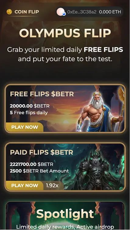 Olympus Flip mobile mockup 0