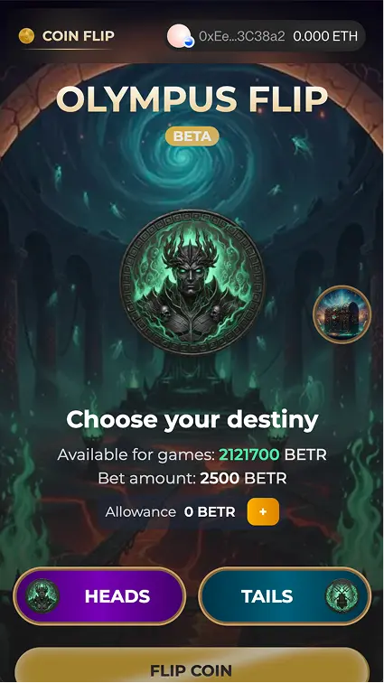 Olympus Flip mobile mockup 2